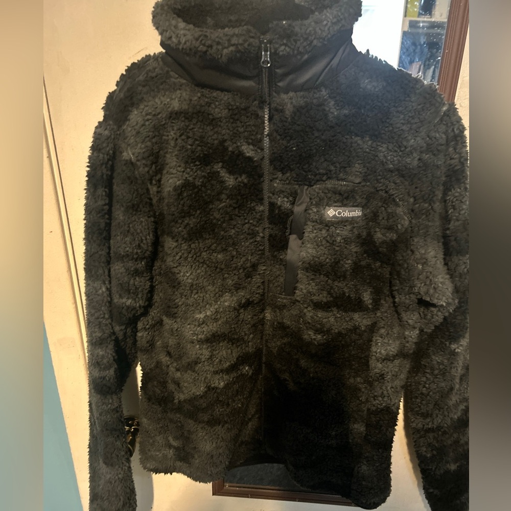 Columbia Winter Pass Print Fleece Black Coastline M